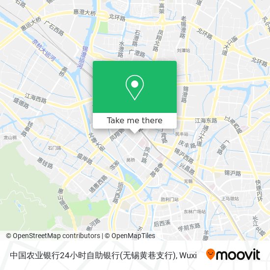 中国农业银行24小时自助银行(无锡黄巷支行) map