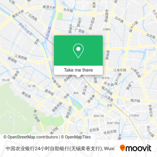 中国农业银行24小时自助银行(无锡黄巷支行) map