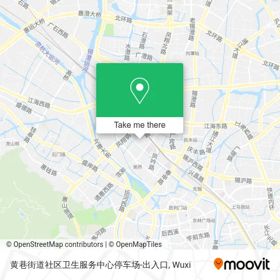黄巷街道社区卫生服务中心停车场-出入口 map
