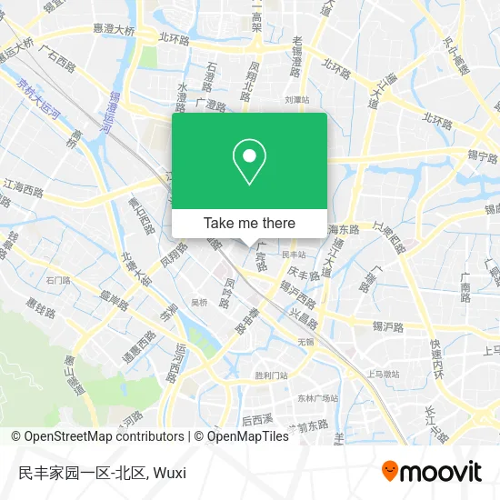 民丰家园一区-北区 map