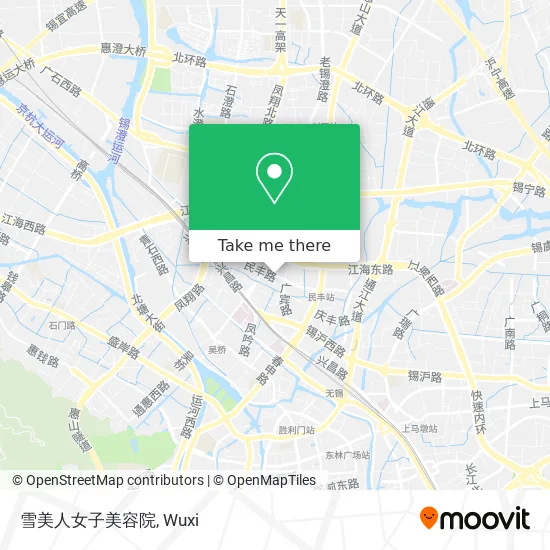 雪美人女子美容院 map