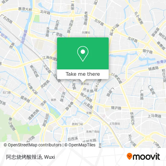 阿忠烧烤酸辣汤 map