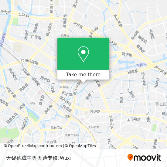无锡德成中奥奥迪专修 map