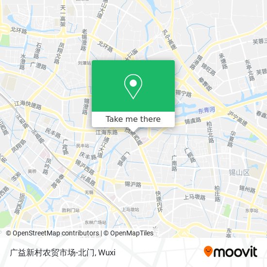 广益新村农贸市场-北门 map