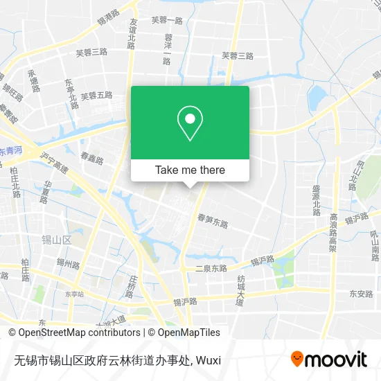 无锡市锡山区政府云林街道办事处 map