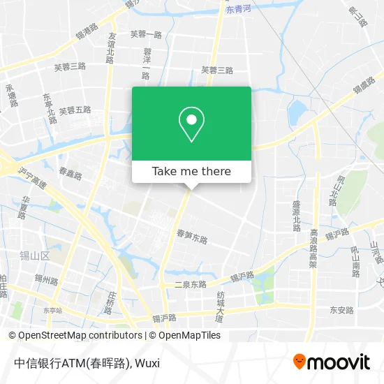 中信银行ATM(春晖路) map