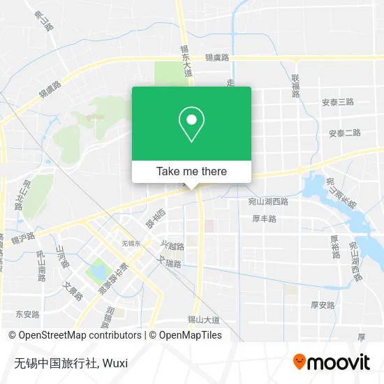 无锡中国旅行社 map