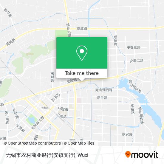无锡市农村商业银行(安镇支行) map