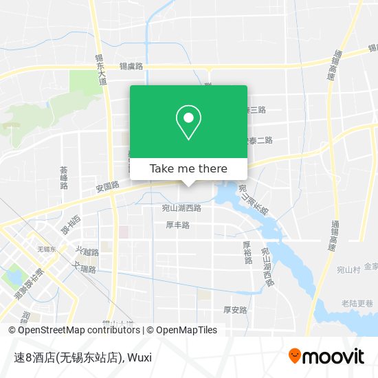 速8酒店(无锡东站店) map