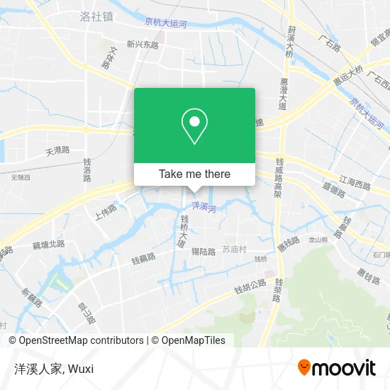 洋溪人家 map