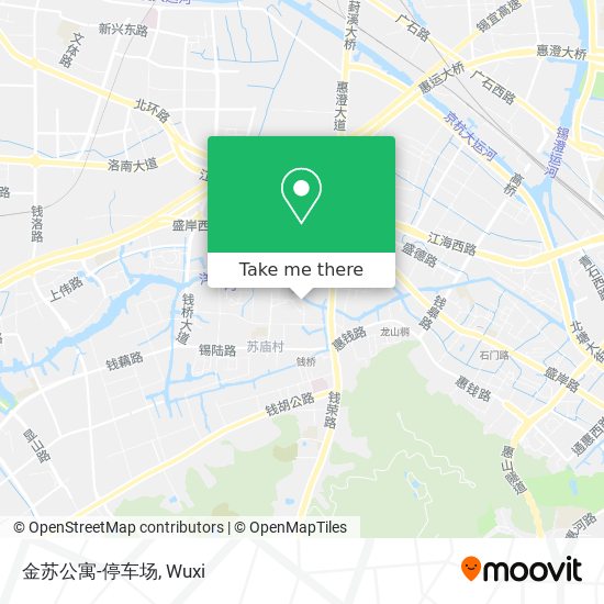 金苏公寓-停车场 map