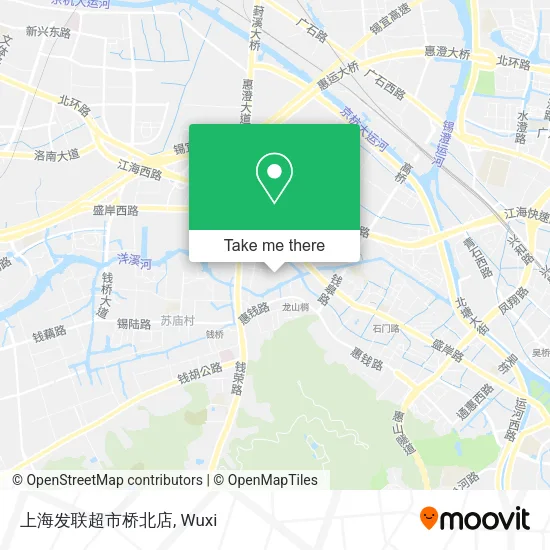 上海发联超市桥北店 map