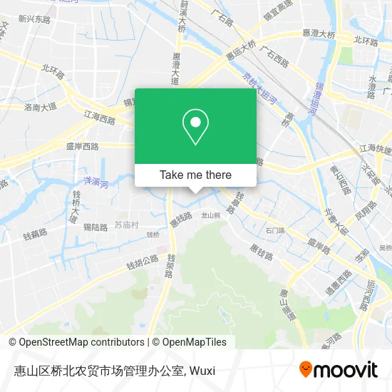 惠山区桥北农贸市场管理办公室 map