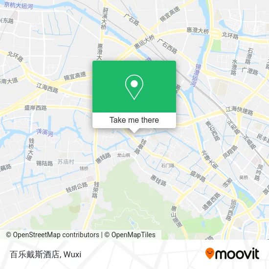 百乐戴斯酒店 map