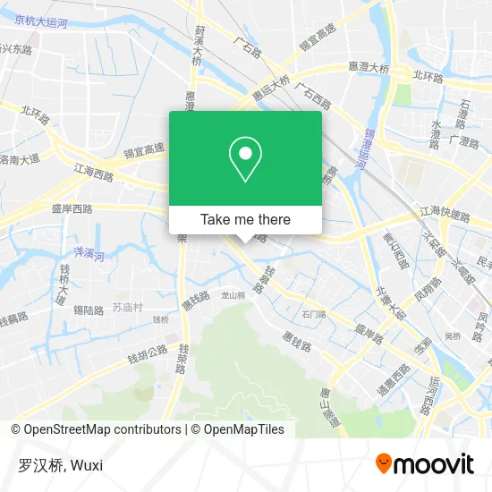 罗汉桥 map