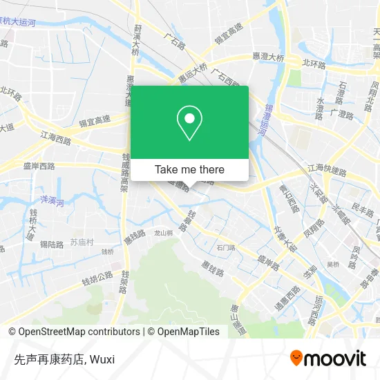先声再康药店 map