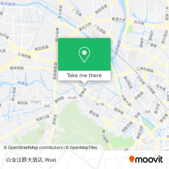 白金汉爵大酒店 map