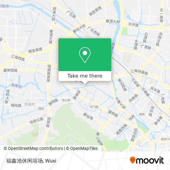 福鑫池休闲浴场 map