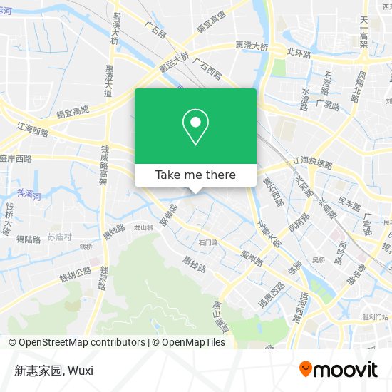 新惠家园 map
