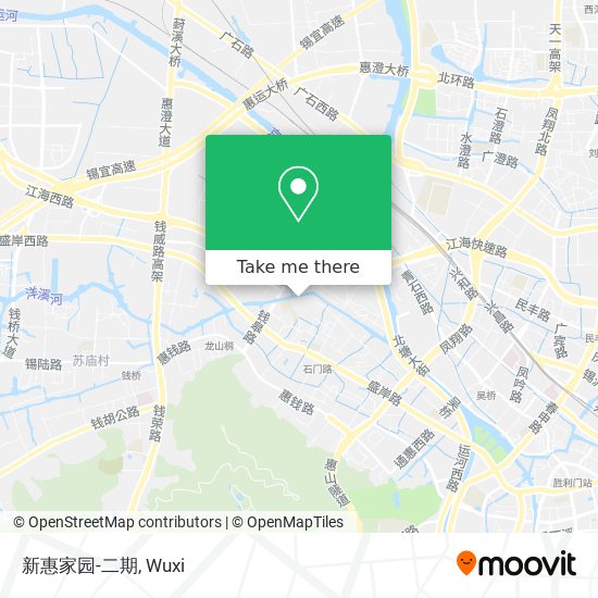 新惠家园-二期 map