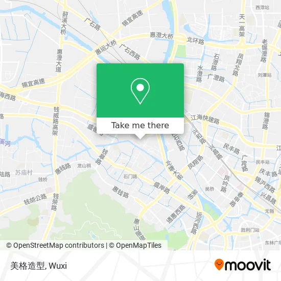 美格造型 map