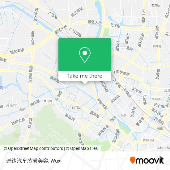 进达汽车装潢美容 map
