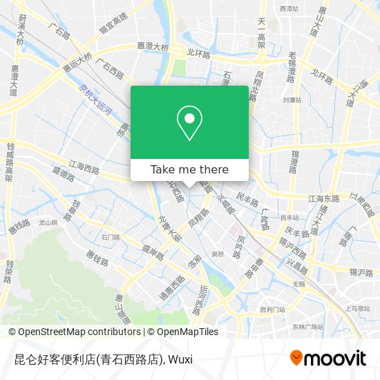 昆仑好客便利店(青石西路店) map