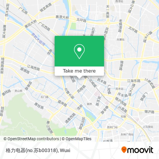 格力电器(no.苏b00318) map