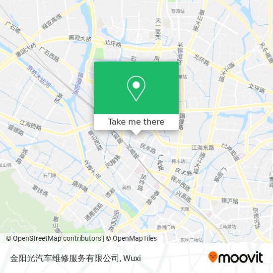 金阳光汽车维修服务有限公司 map