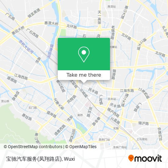 宝驰汽车服务(凤翔路店) map