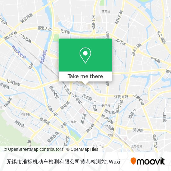 无锡市准标机动车检测有限公司黄巷检测站 map