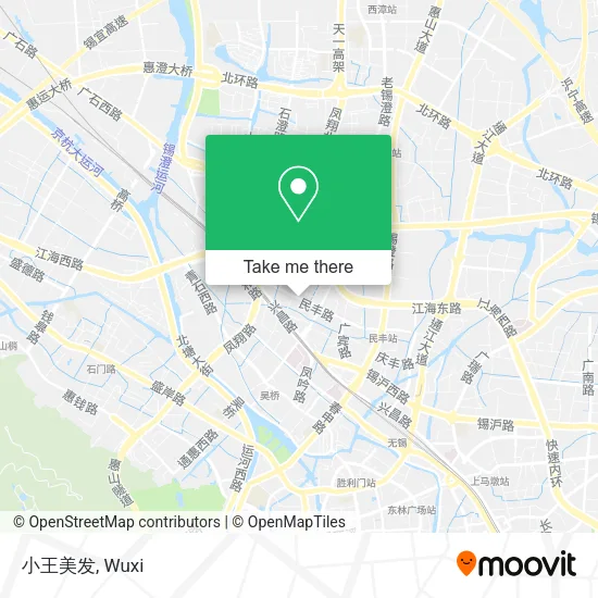 小王美发 map