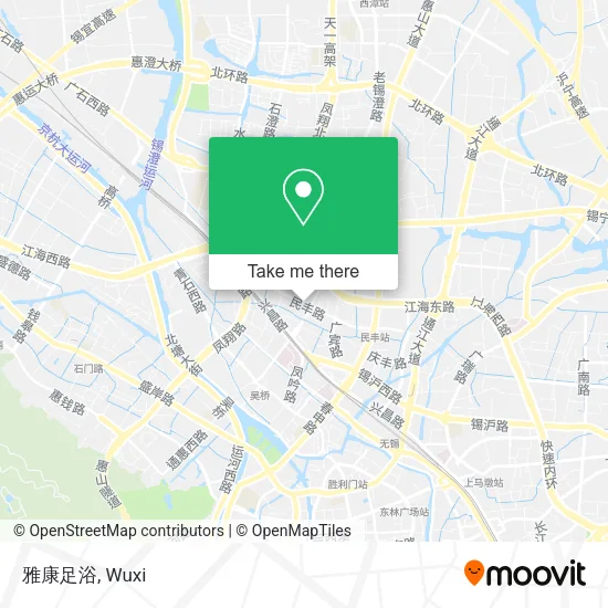 雅康足浴 map