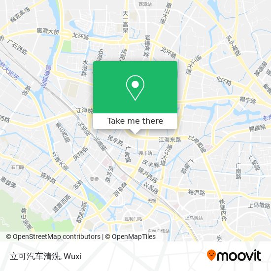 立可汽车清洗 map