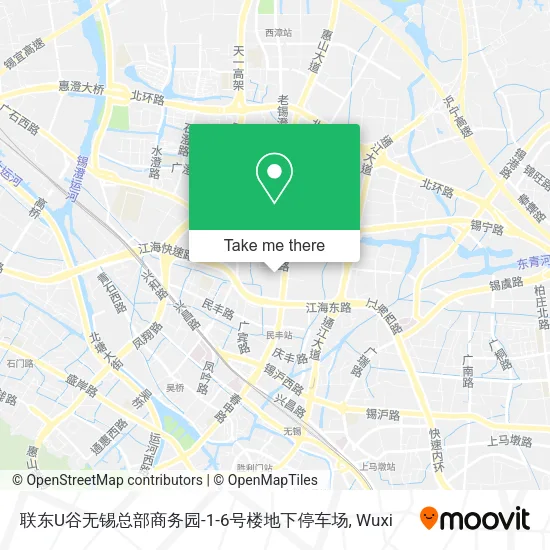 联东U谷无锡总部商务园-1-6号楼地下停车场 map