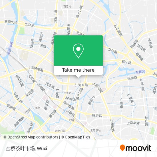 金桥茶叶市场 map