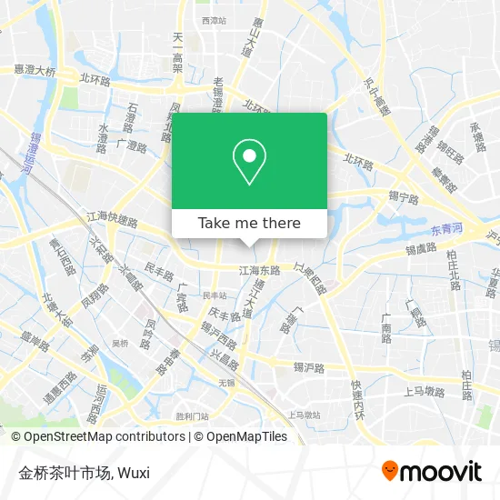 金桥茶叶市场 map