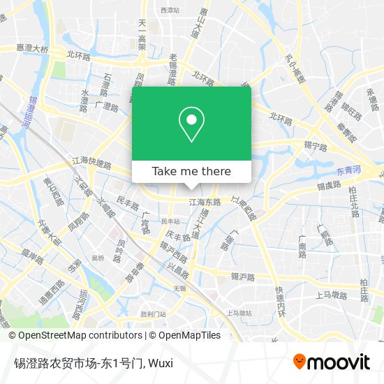 锡澄路农贸市场-东1号门 map
