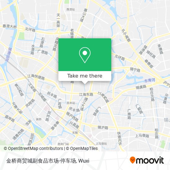 金桥商贸城副食品市场-停车场 map