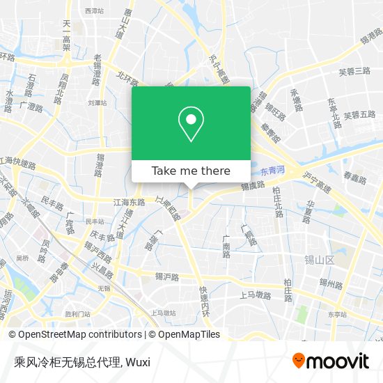 乘风冷柜无锡总代理 map