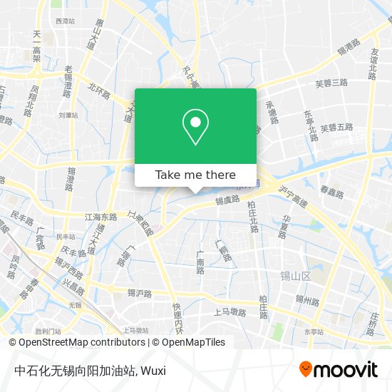中石化无锡向阳加油站 map