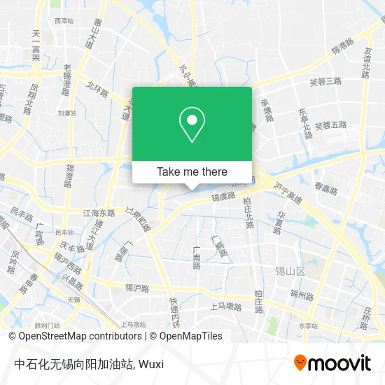 中石化无锡向阳加油站 map
