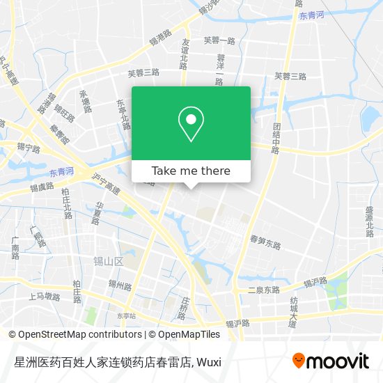 星洲医药百姓人家连锁药店春雷店 map
