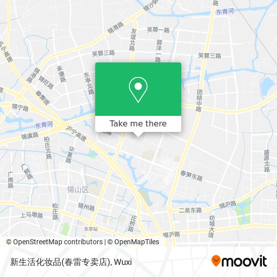 新生活化妆品(春雷专卖店) map
