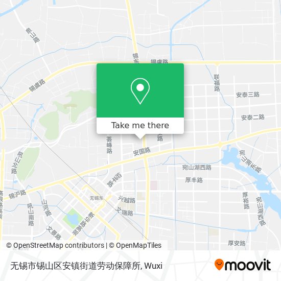 无锡市锡山区安镇街道劳动保障所 map