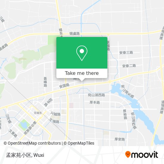 孟家苑小区 map