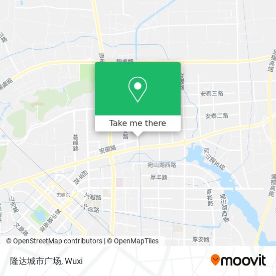 隆达城市广场 map