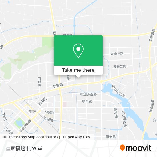 佳家福超市 map