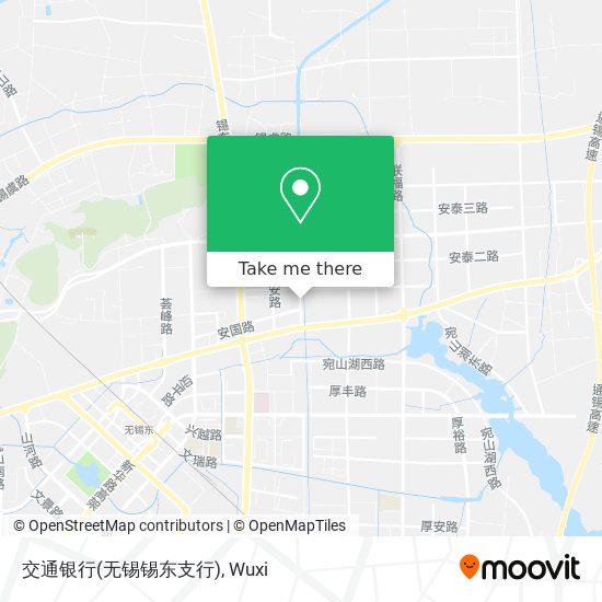 交通银行(无锡锡东支行) map