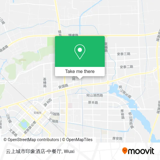 云上城市印象酒店-中餐厅 map